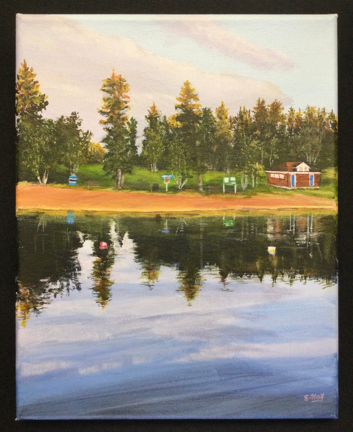 “An Early Morning Smile” - Wellman Lake, MB - by Suzanne May