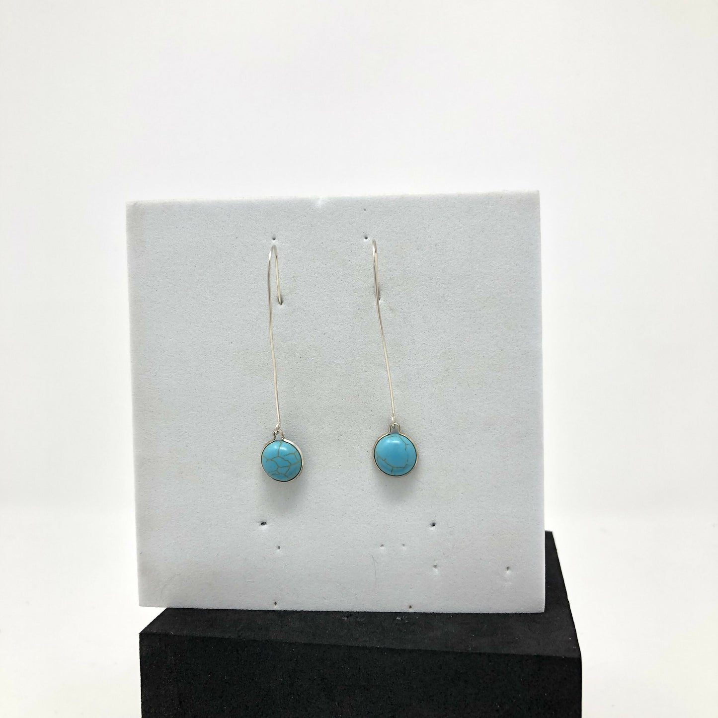 Stone and Wire Earrings