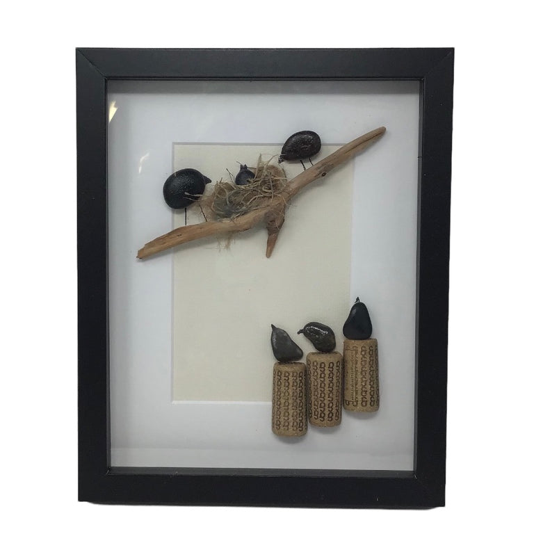 Bird rock decor