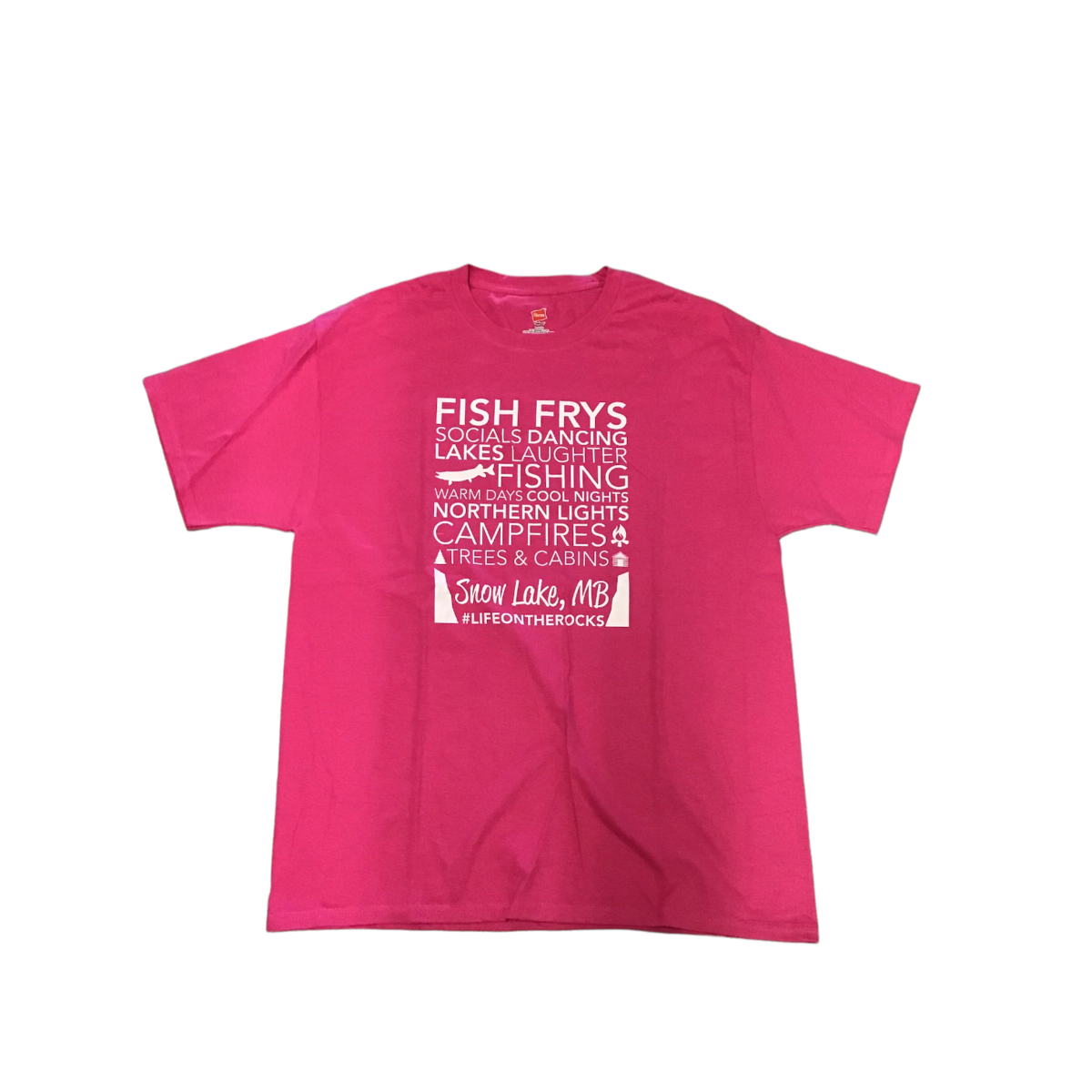 Snow Lake Word art T-shirt