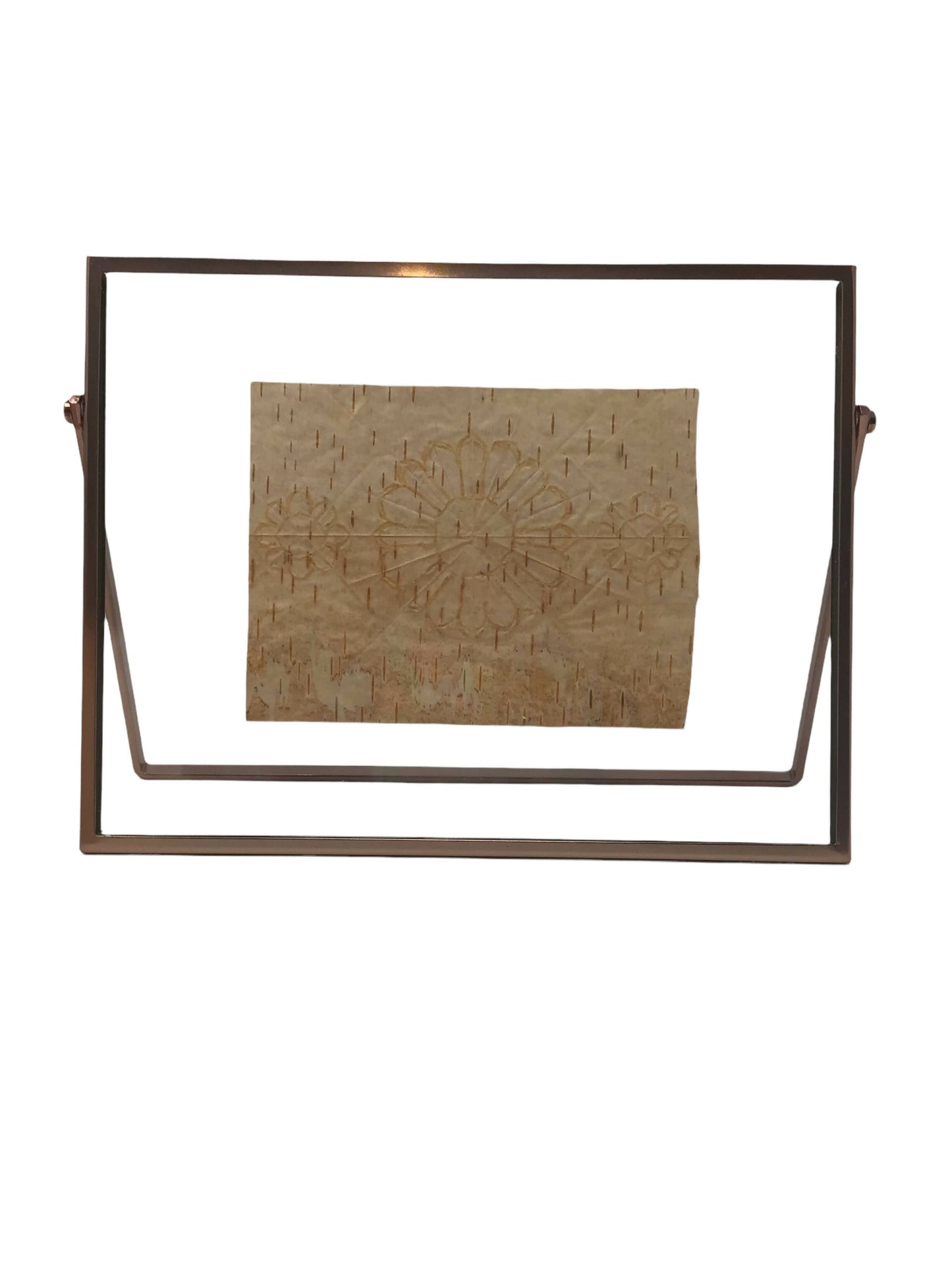 Three flower birch bark biting