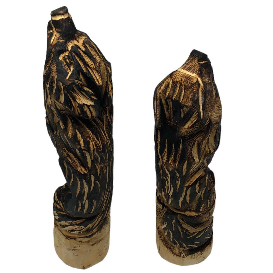 Wolf Carving