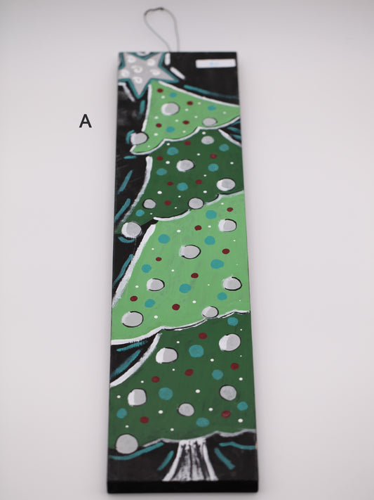 Christmas Tree Wood Sign