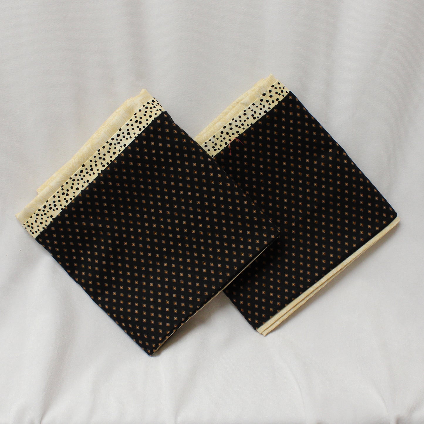 Large Black Pillow Case 2 Set