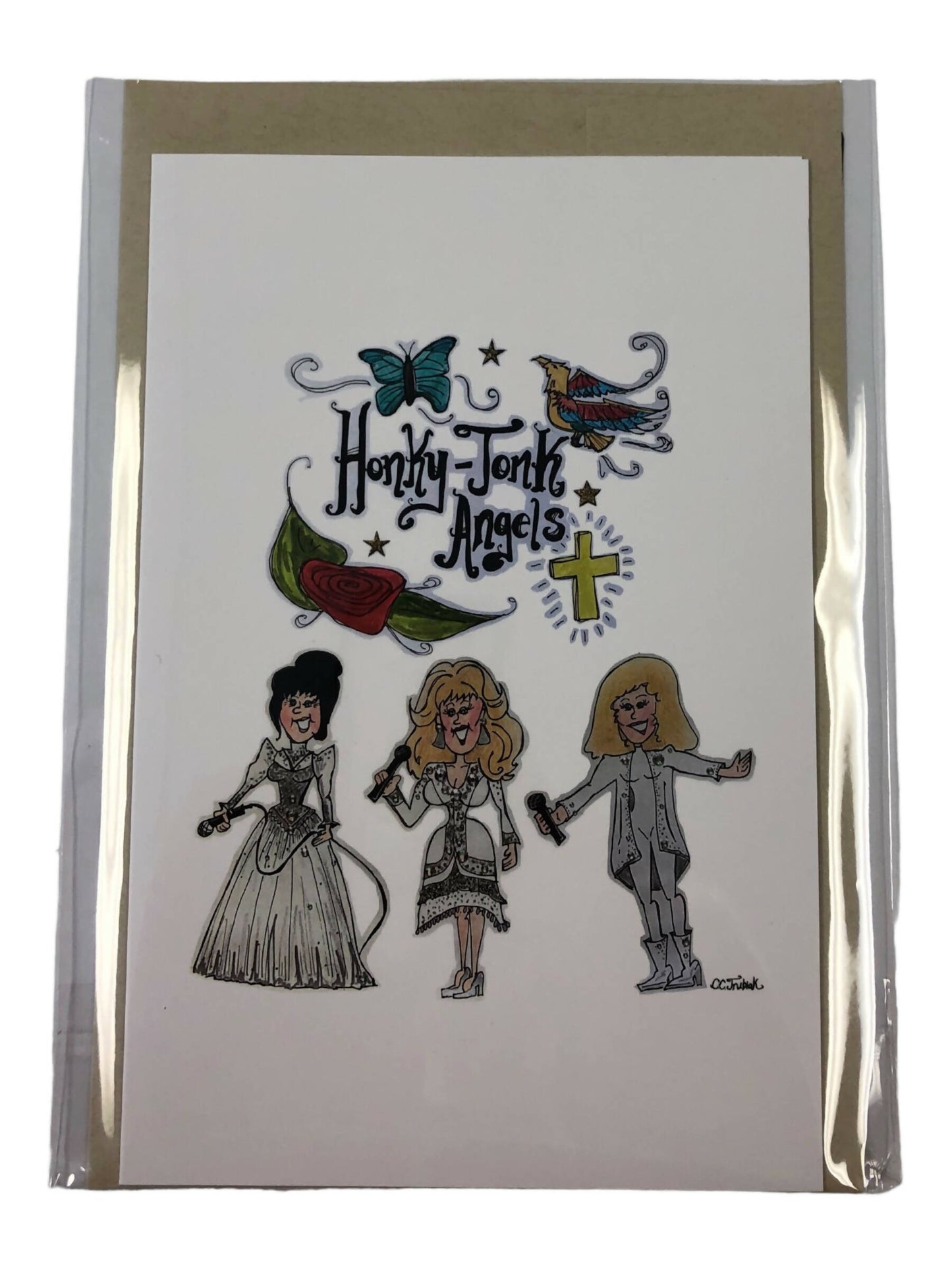 Honky Tonk Angels Large Card
