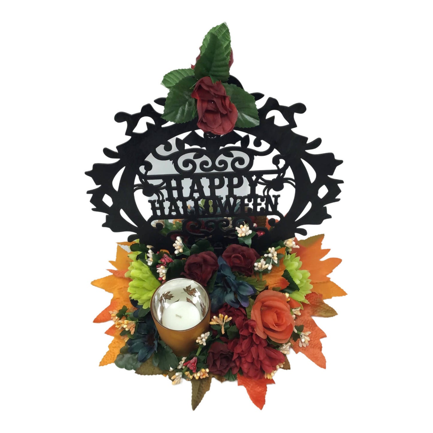 Happy Halloween Fall Candle