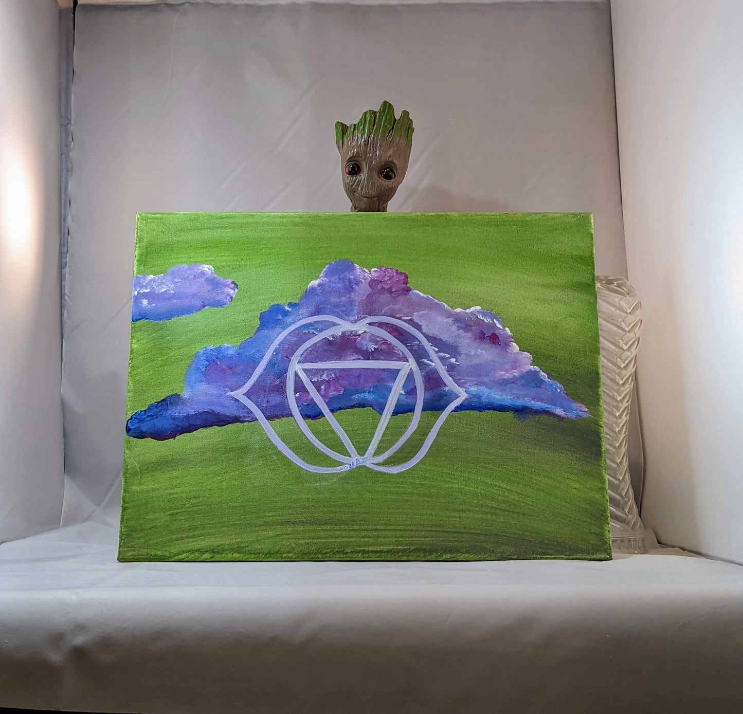 Third Eye, 9" x 12", stretched canvas
