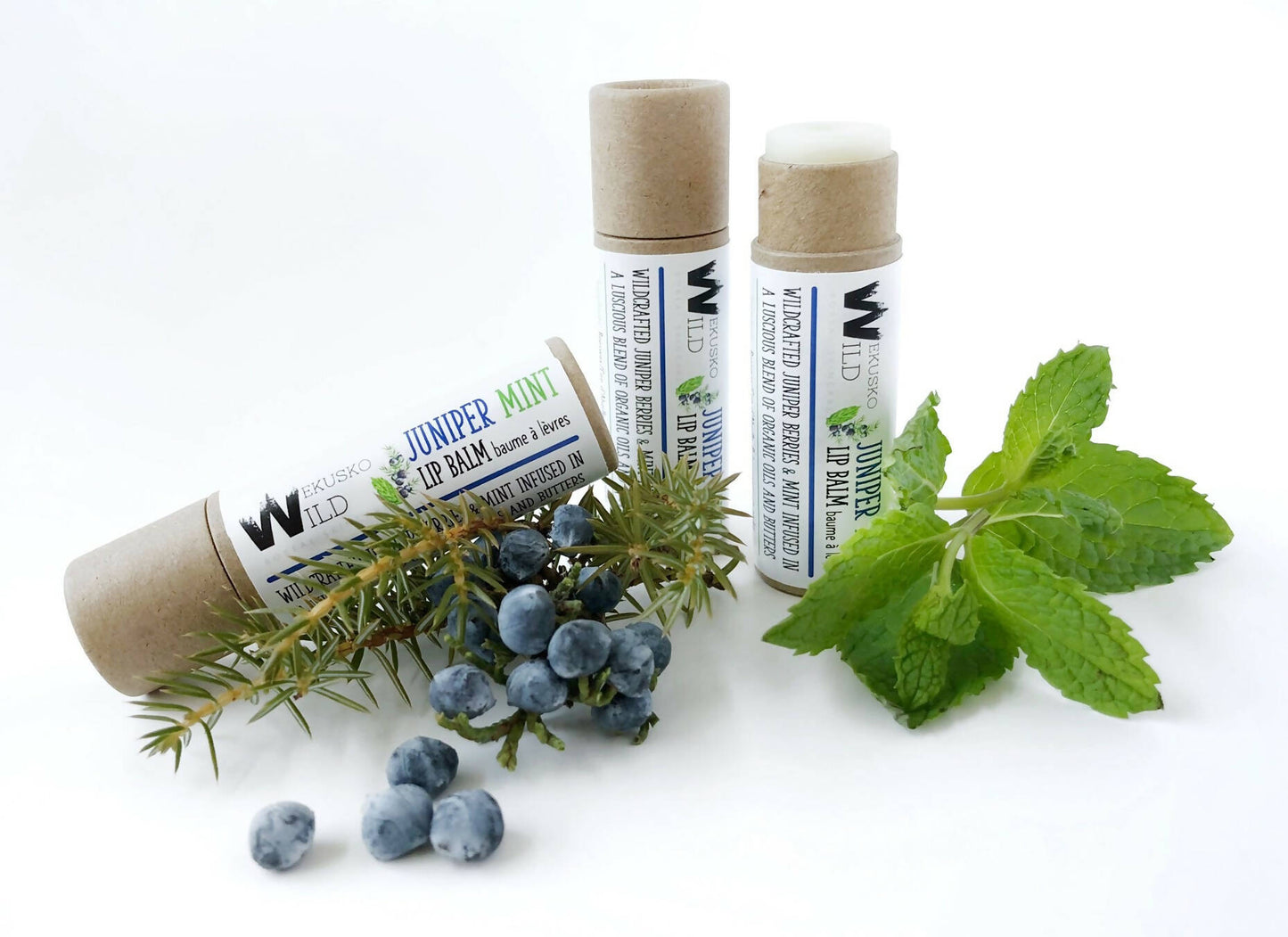 seasonal organic lipbalms - WEKUSKO WILD boreal skincare