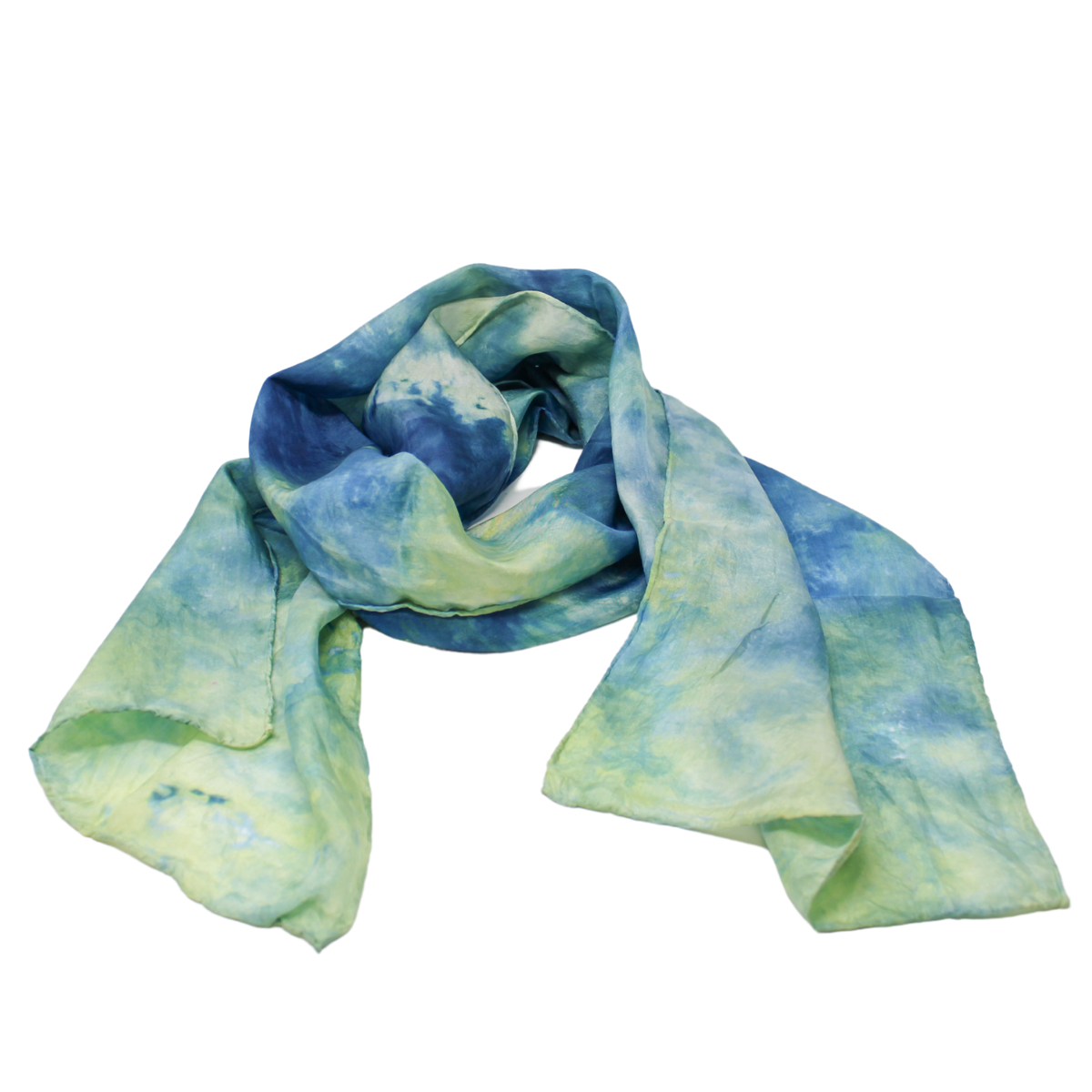Snow Dyed Silk Scarves