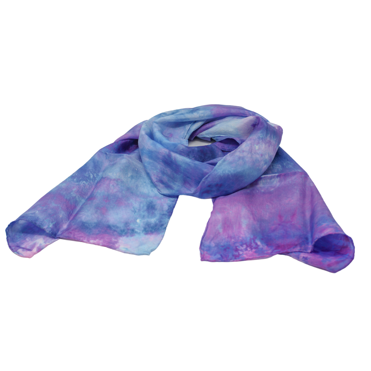 Snow Dyed Silk Scarves