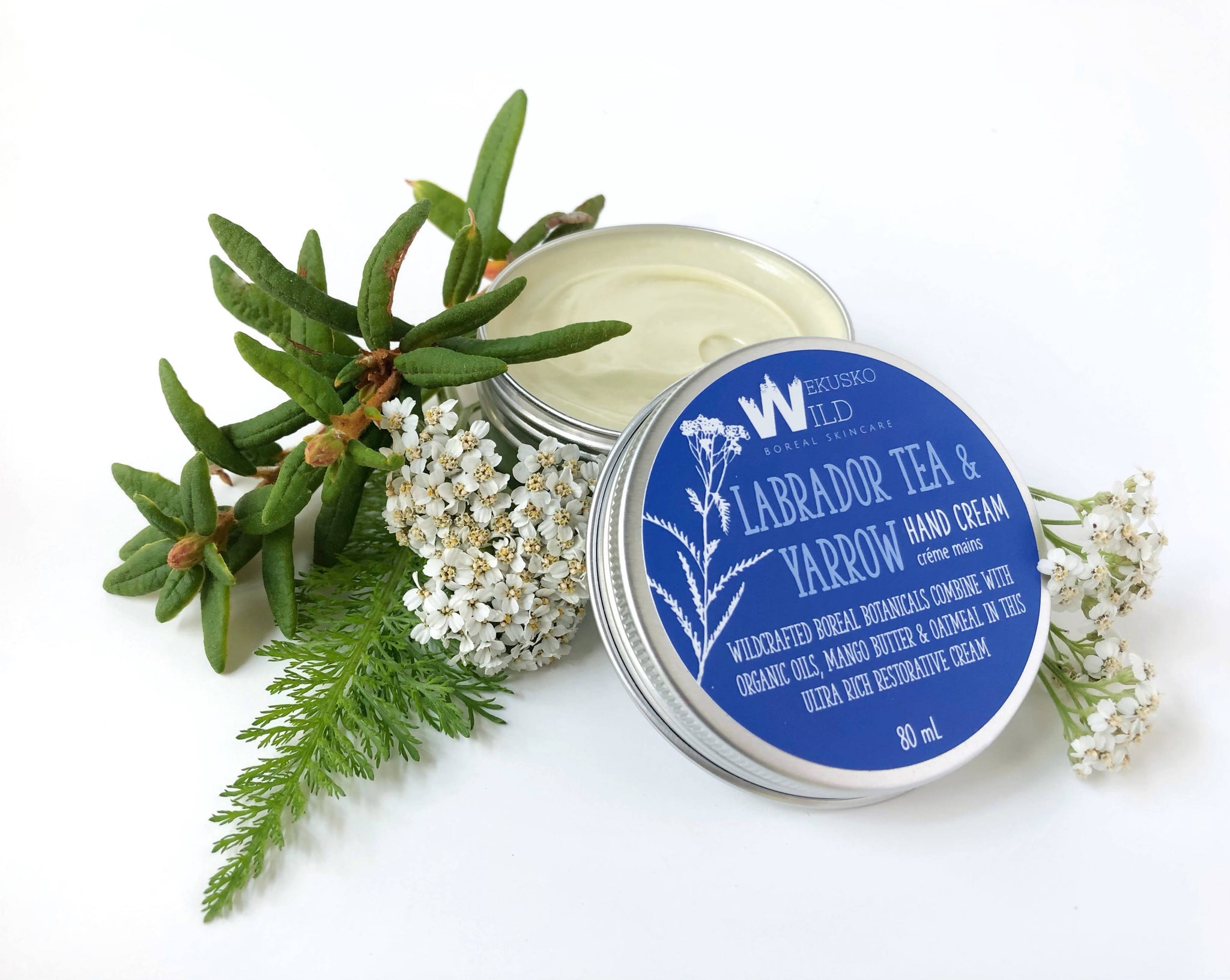 Labrador tea & yarrow hand cream - WEKUSKO WILD Boreal Skincare