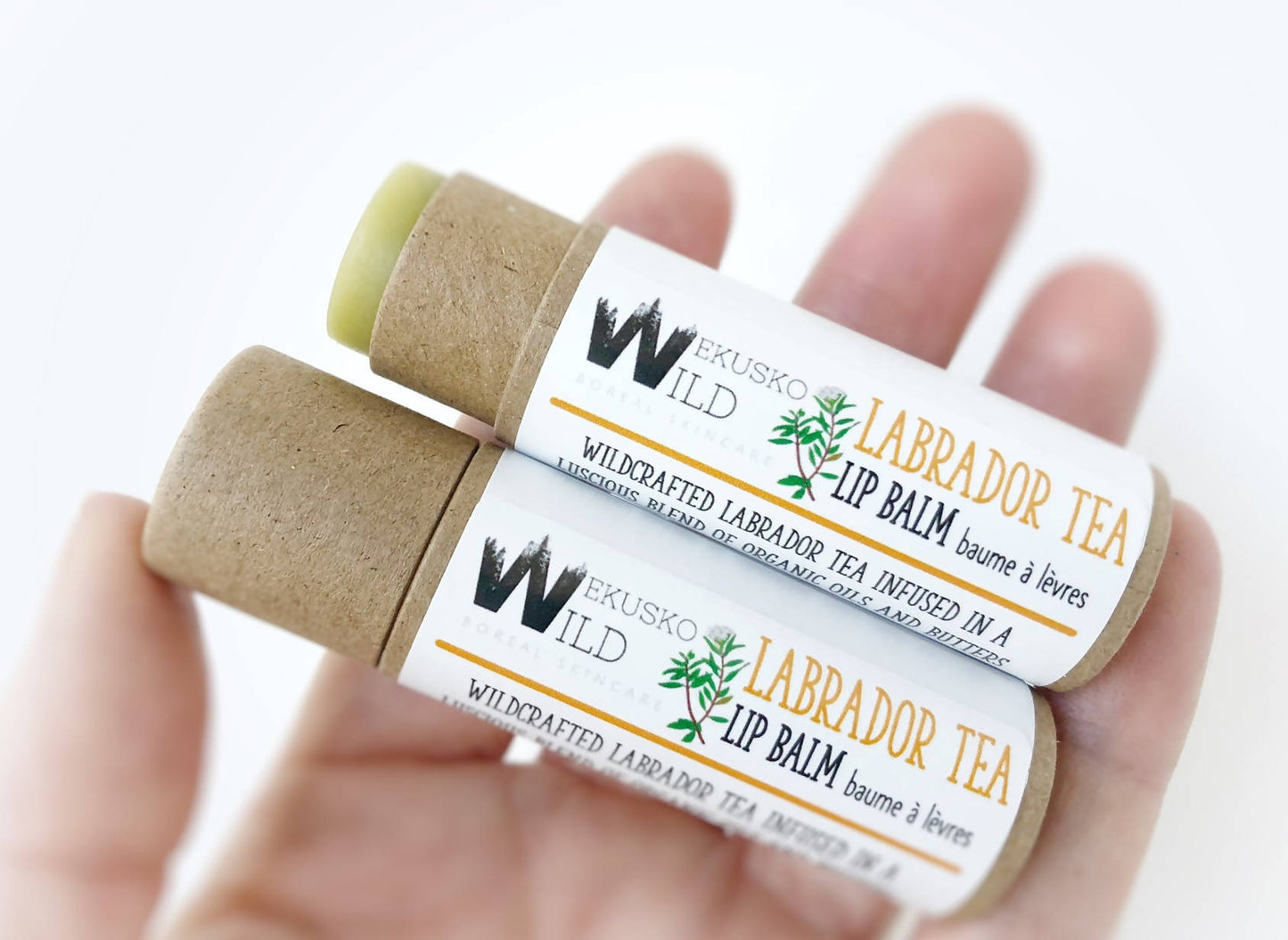 seasonal organic lipbalms - WEKUSKO WILD boreal skincare