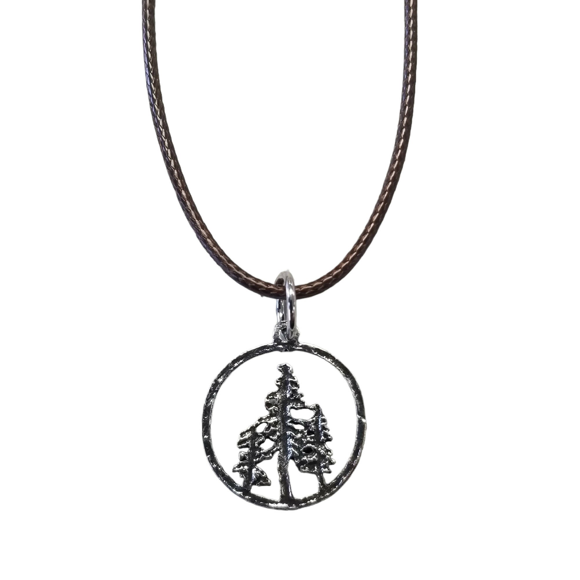 Silver Pine Necklace