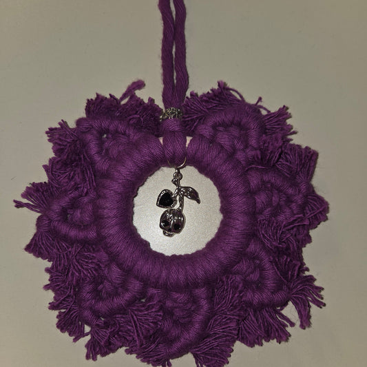Crocheted Pendant Flowers