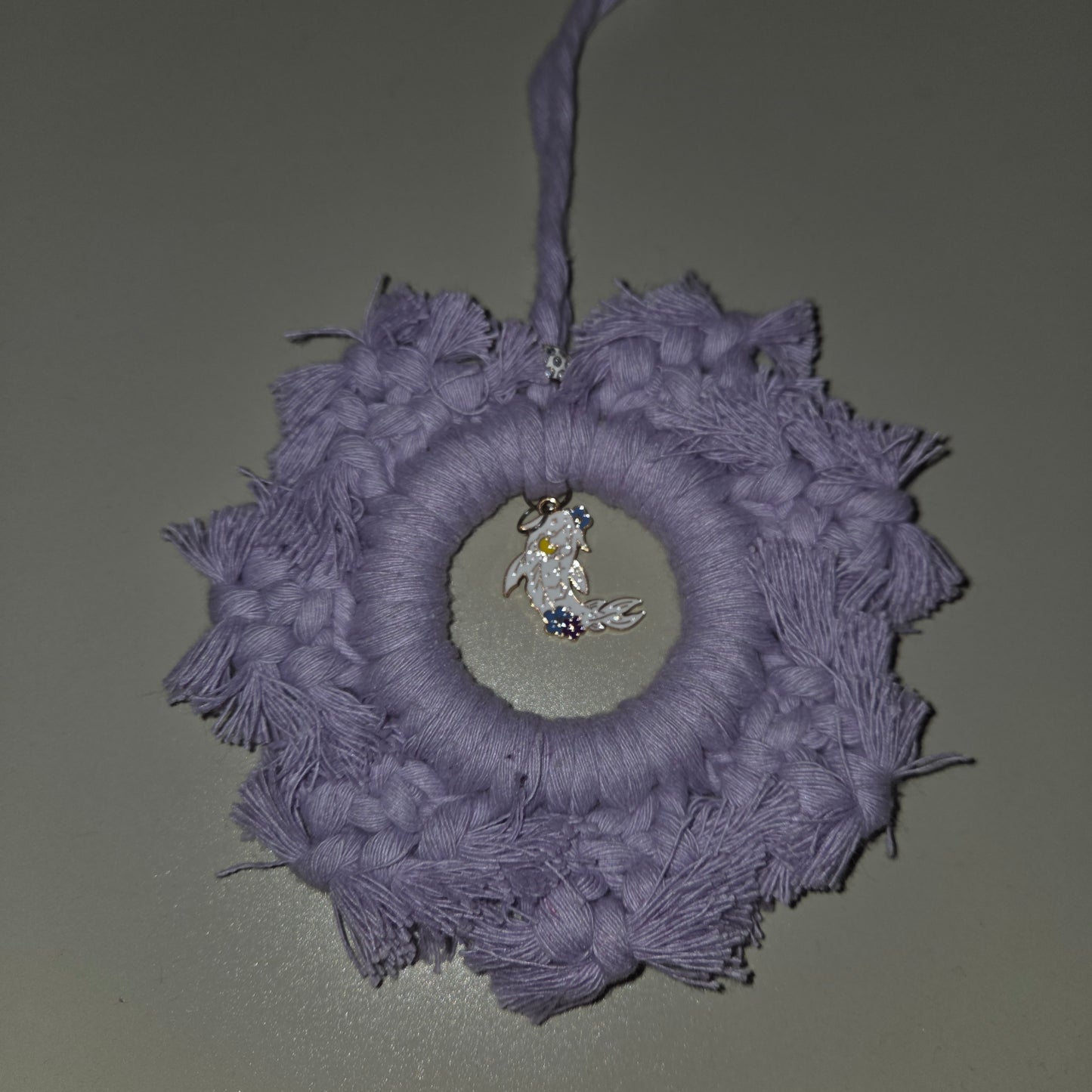 Crocheted Pendant Flowers