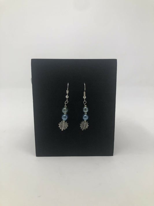 Metal Swirl Earrings