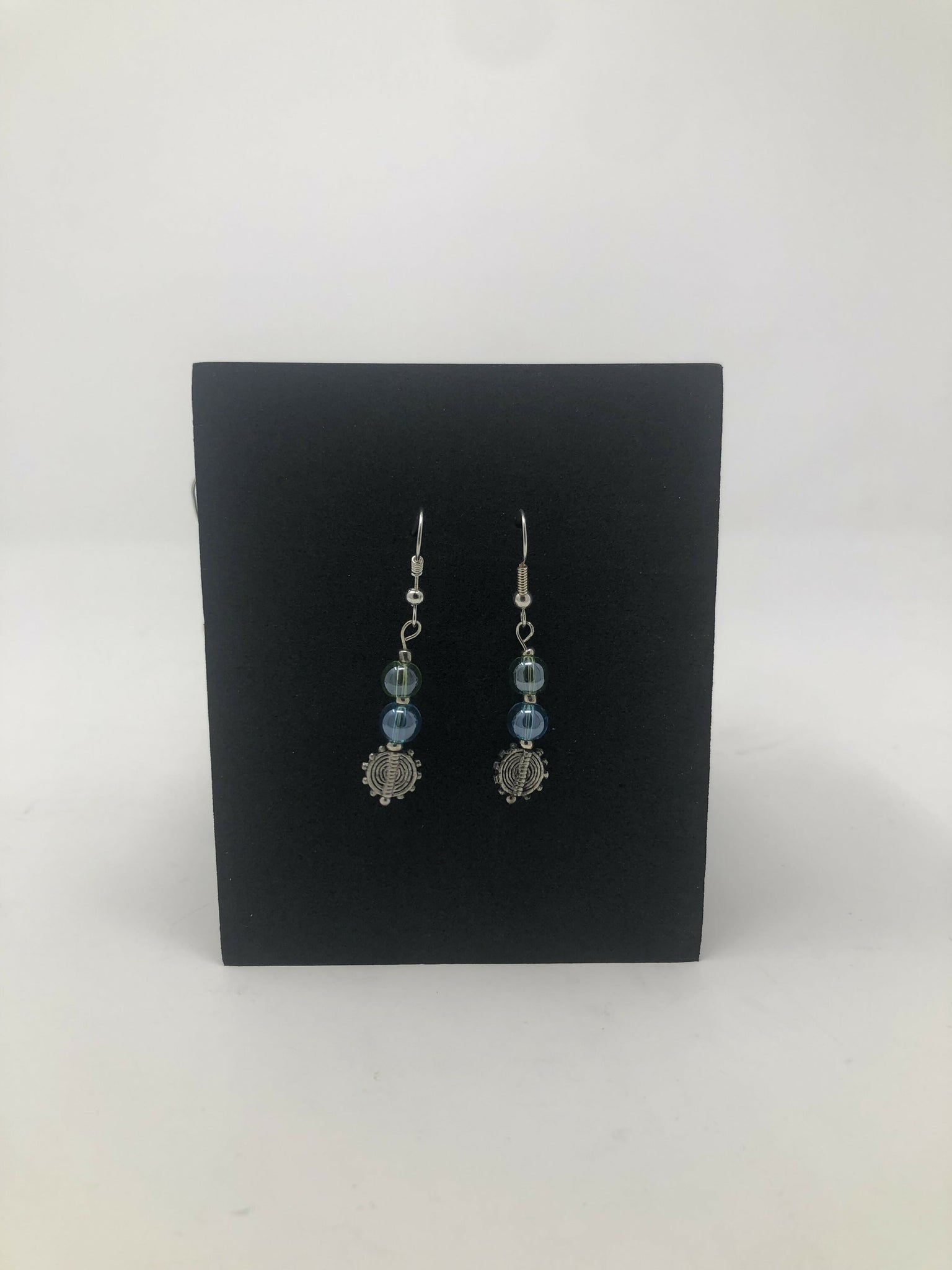 Metal Swirl Earrings