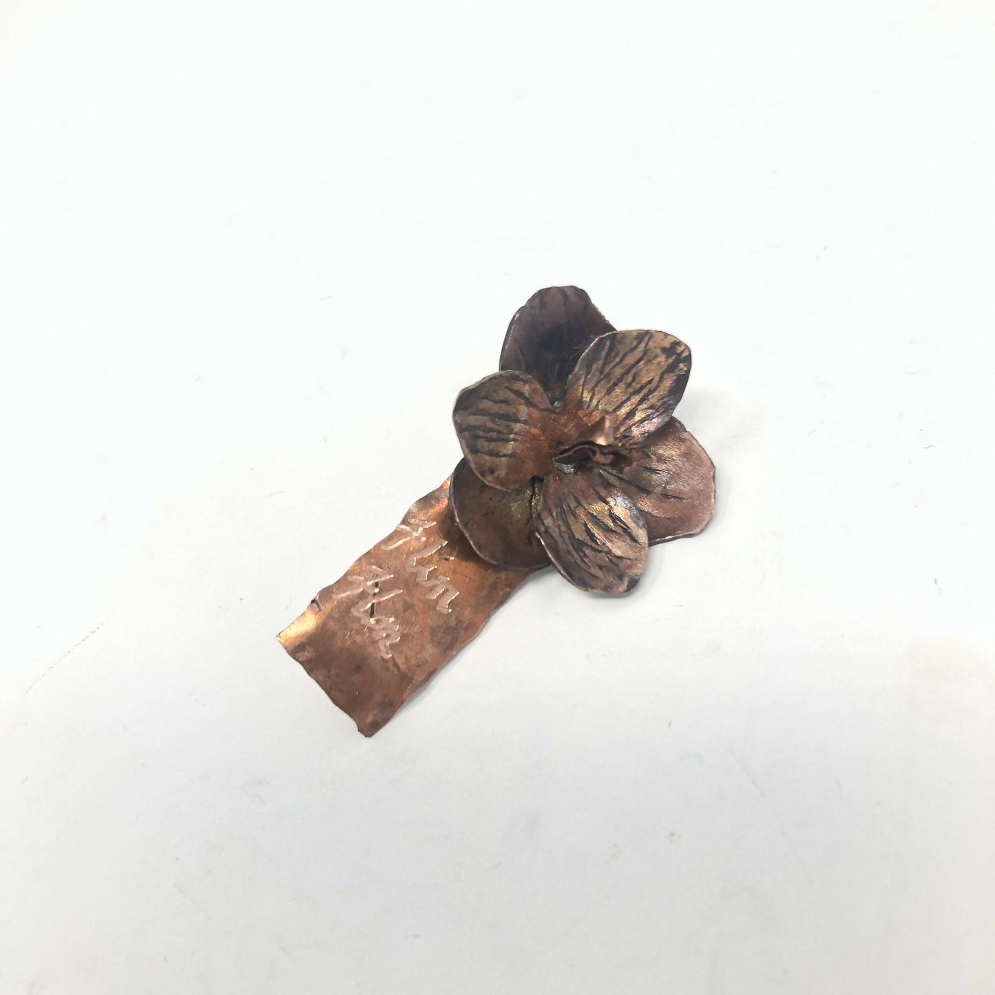 Copper Flower Pins