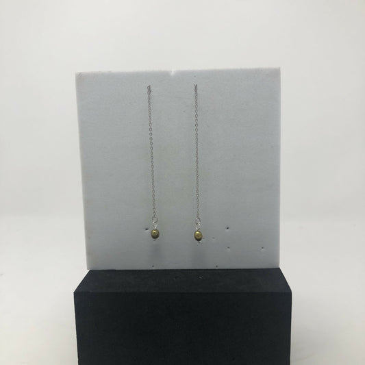 Chain Drop WIth Stone Earrings