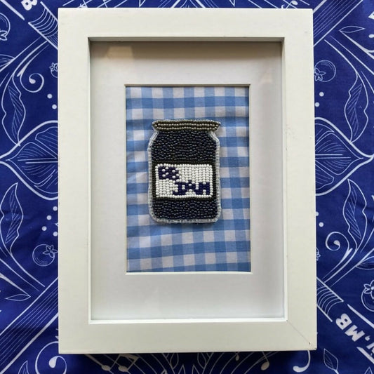 Blue Berry Jam Framed Patch