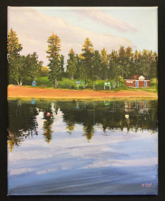 “An Early Morning Smile” - Wellman Lake, MB - by Suzanne May