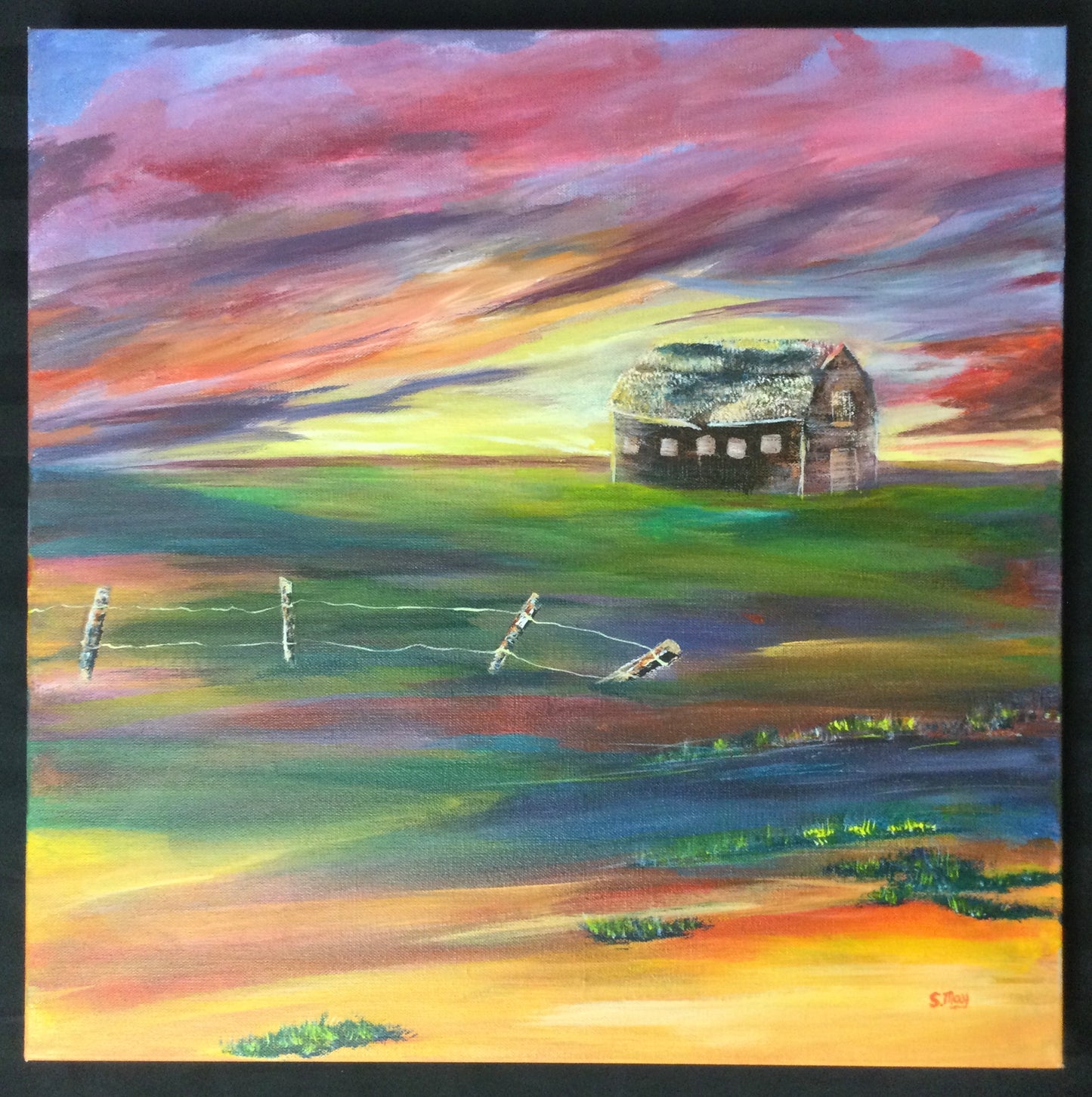 “Weathered Barn” by Suzanne May
