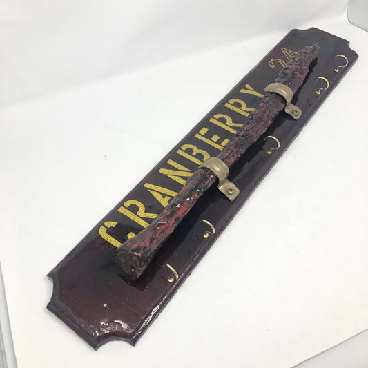 Cranberry Fire Key Holder