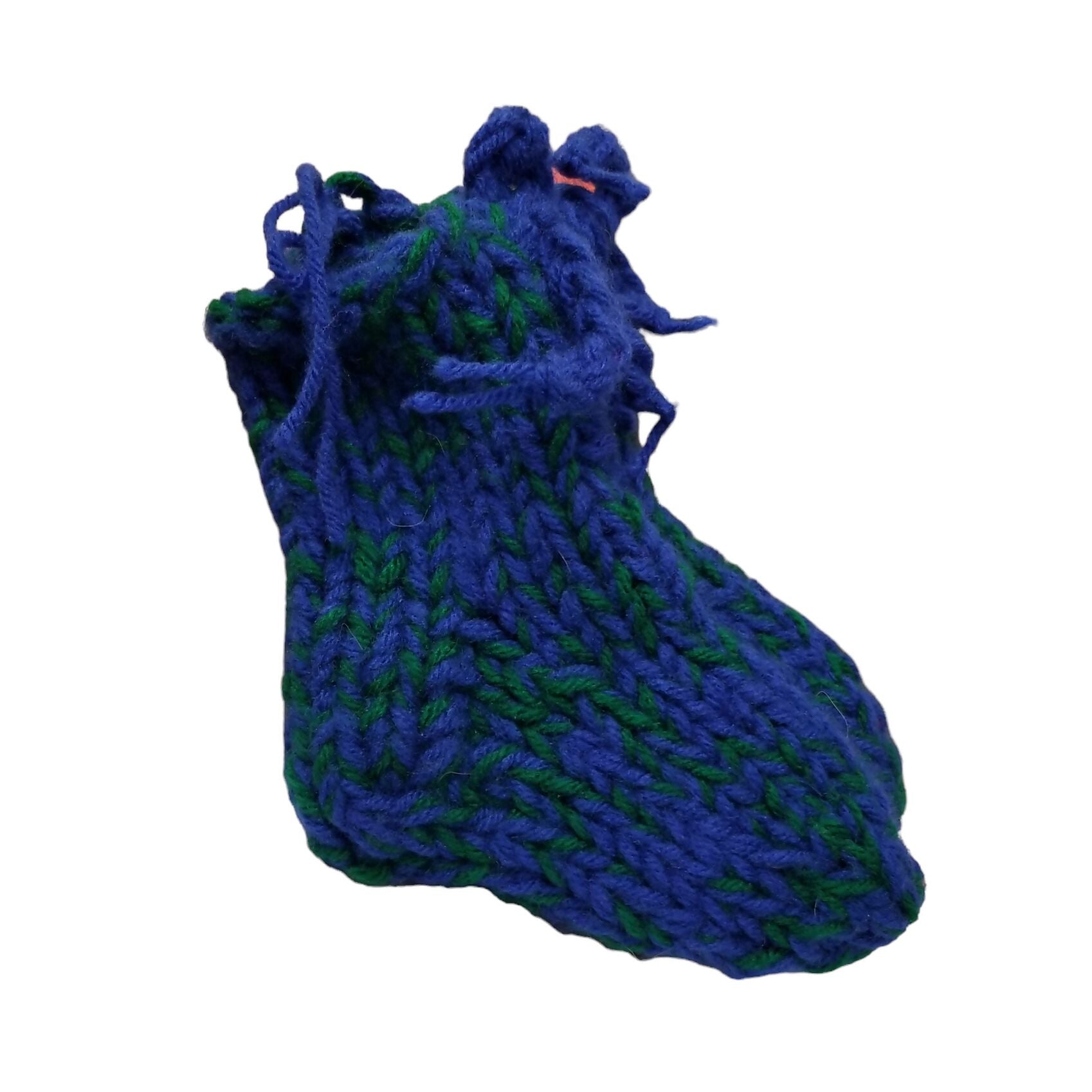 Blue & Green Knit Socks