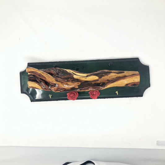 Resin and Wood Key Rack