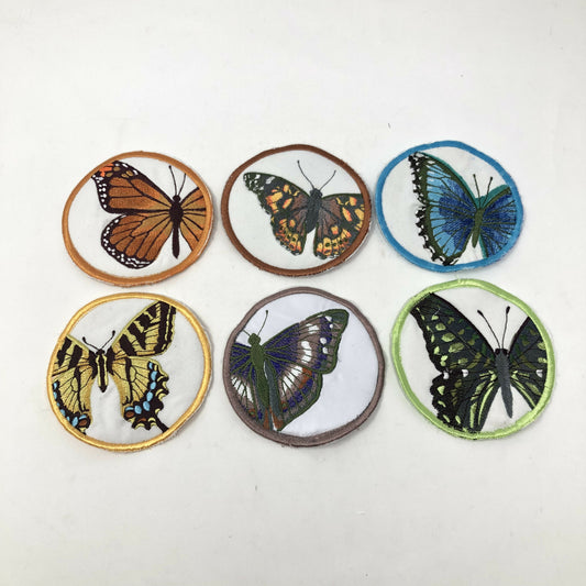 Butterfly Embroidered Coaster set