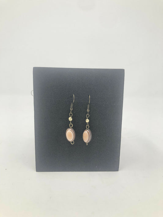 Dangly Smooth Bead Earrings