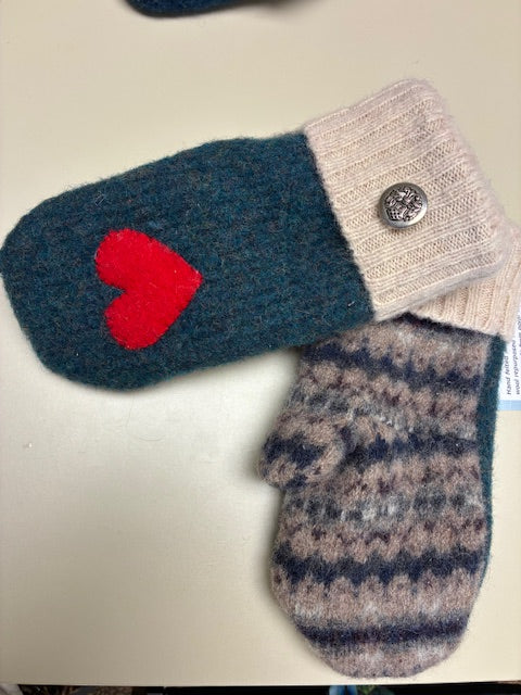 Felted Wool Mitts