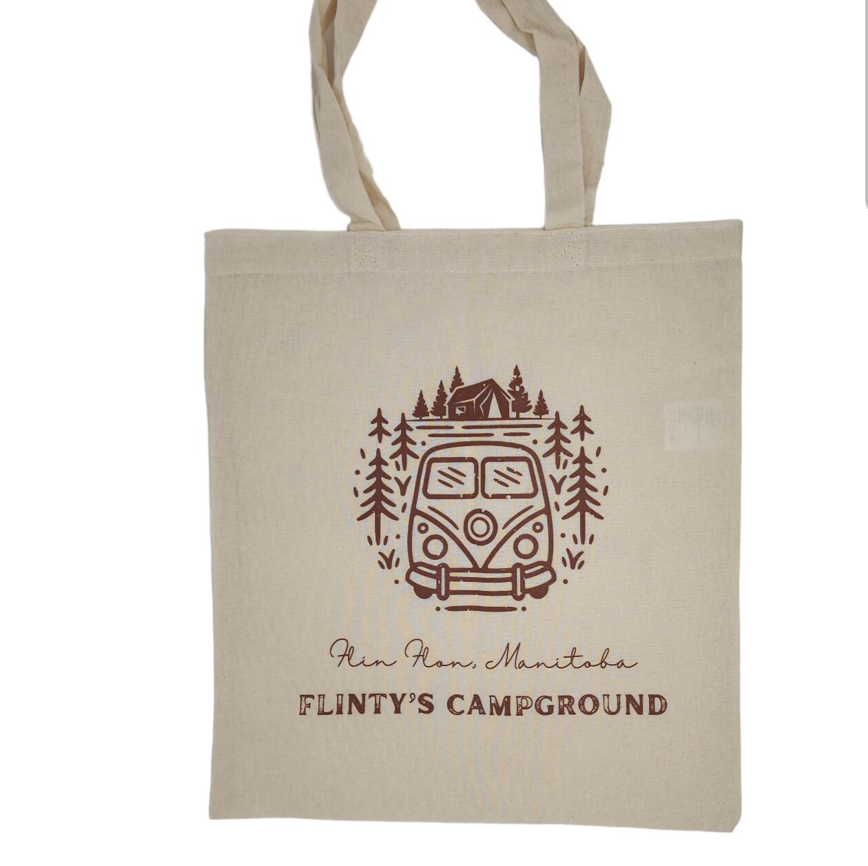 Flinty Campground Tote Bags