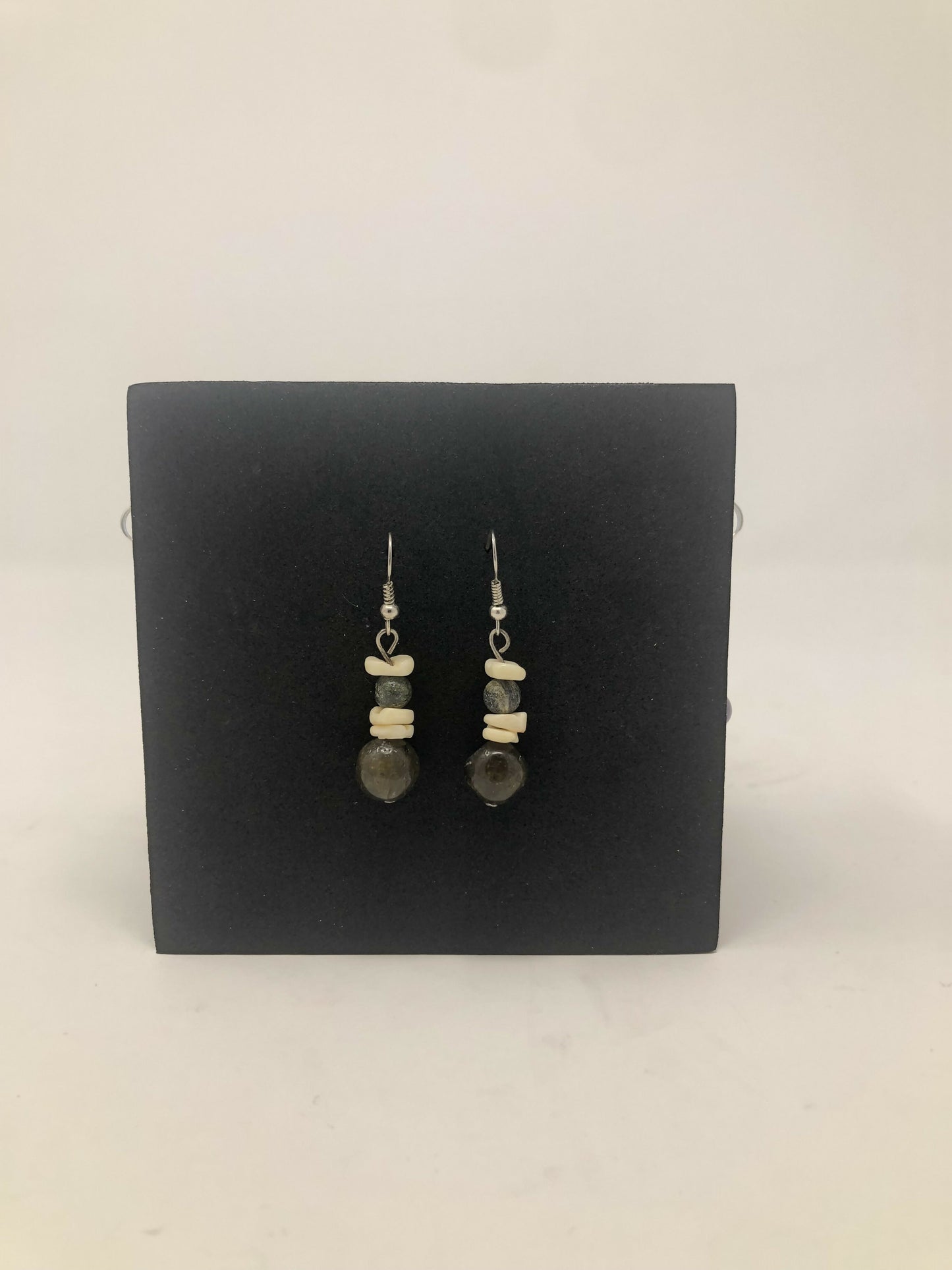 Stone Beaded Earrings