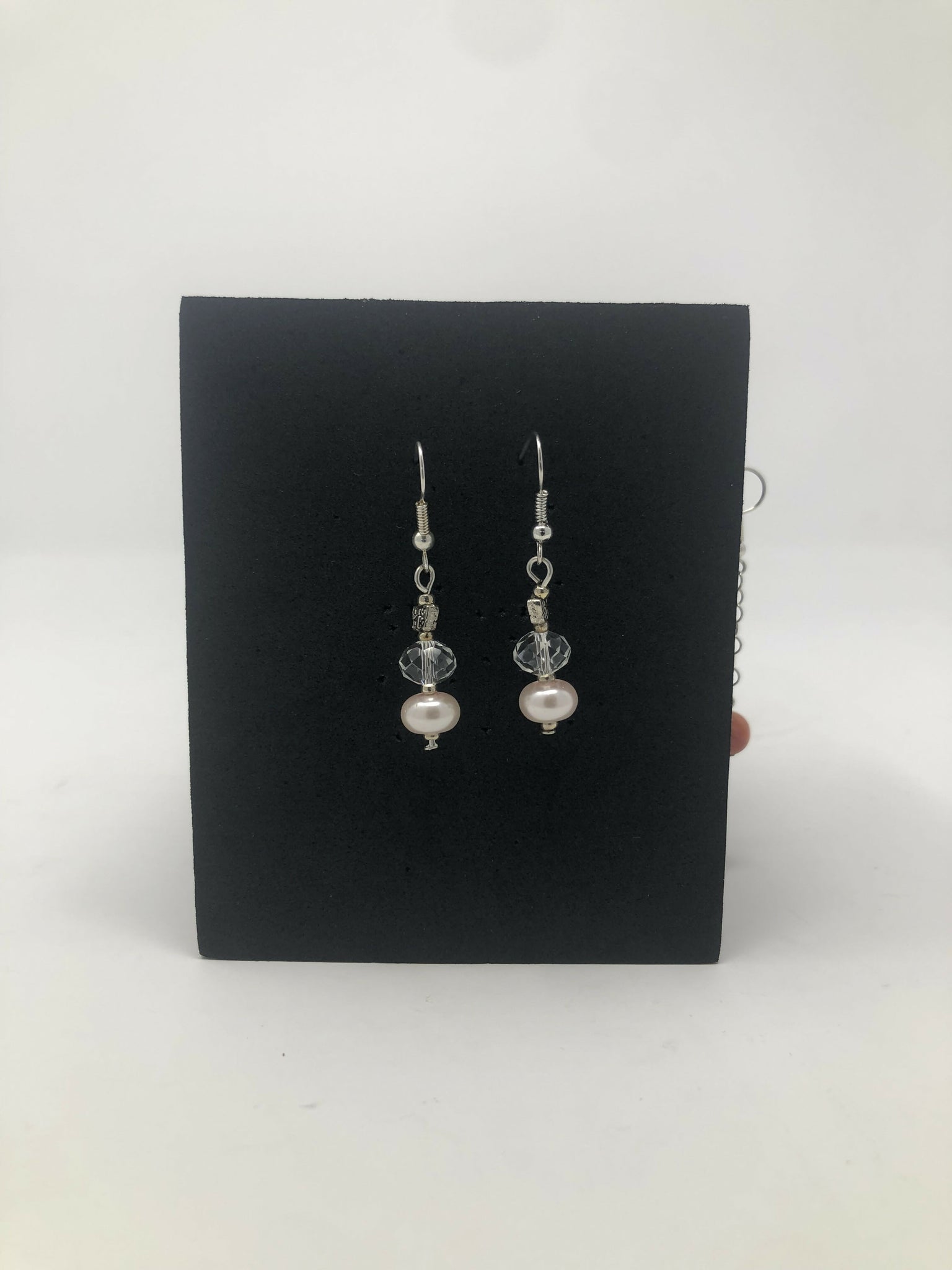 Three Bead Butterfly Earrings