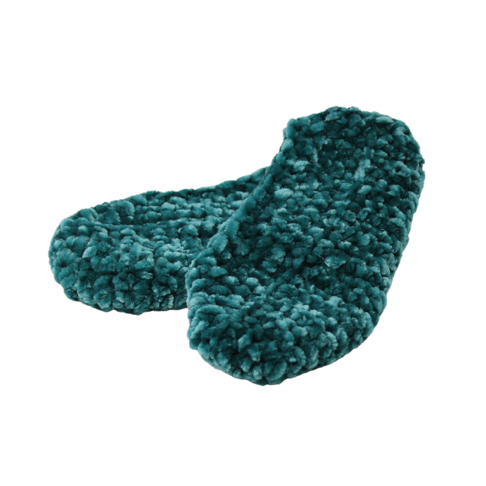 Teal Feet warmers