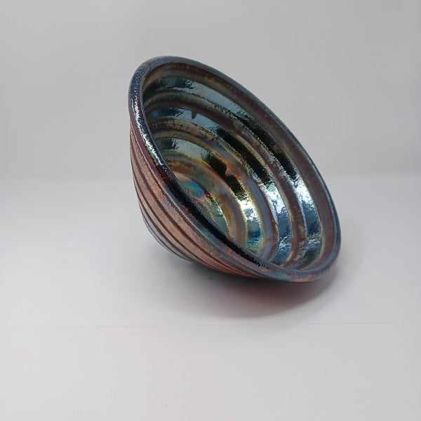 Striped Raku Bowls