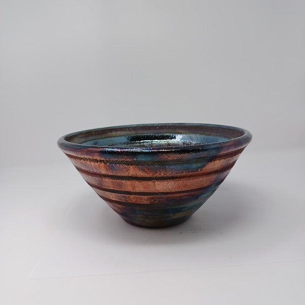 Striped Raku Bowls