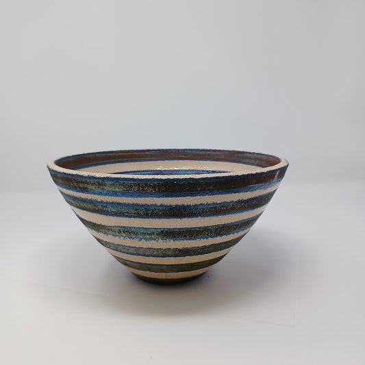 Striped Raku Bowls