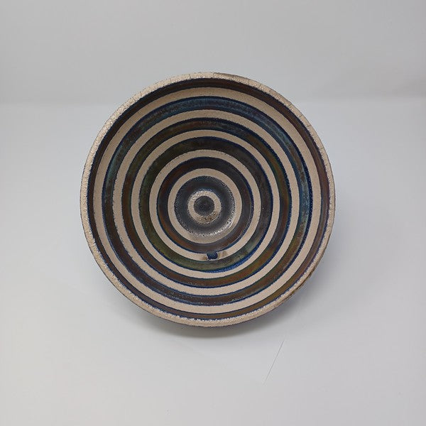 Striped Raku Bowls