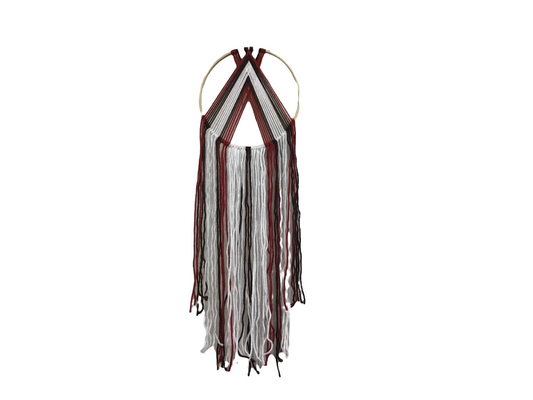Cross string wall hanging