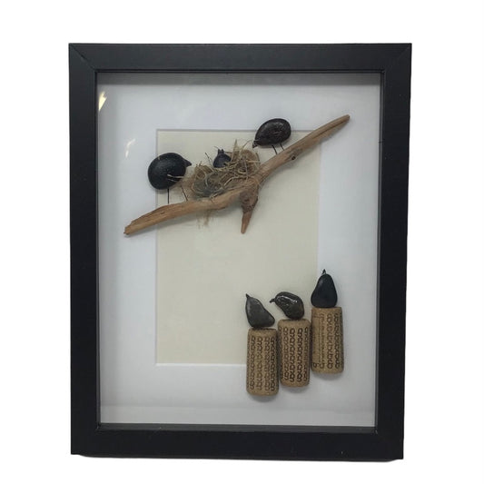Bird rock decor