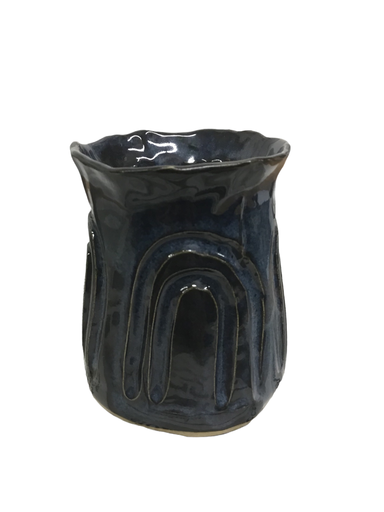 Small midnight vase