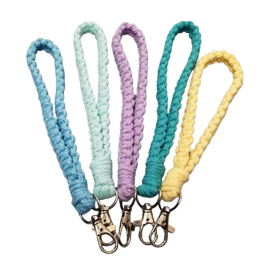 Colored Macrame Wristlets