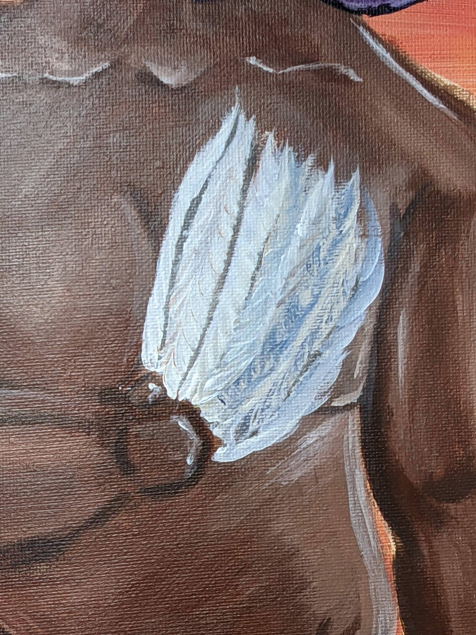 Crocus, 20" x 16", stretched canvas
