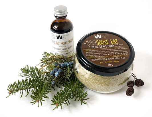 Goose Bay hemp shave soap - WEKUSKO WILD Boreal Skincare