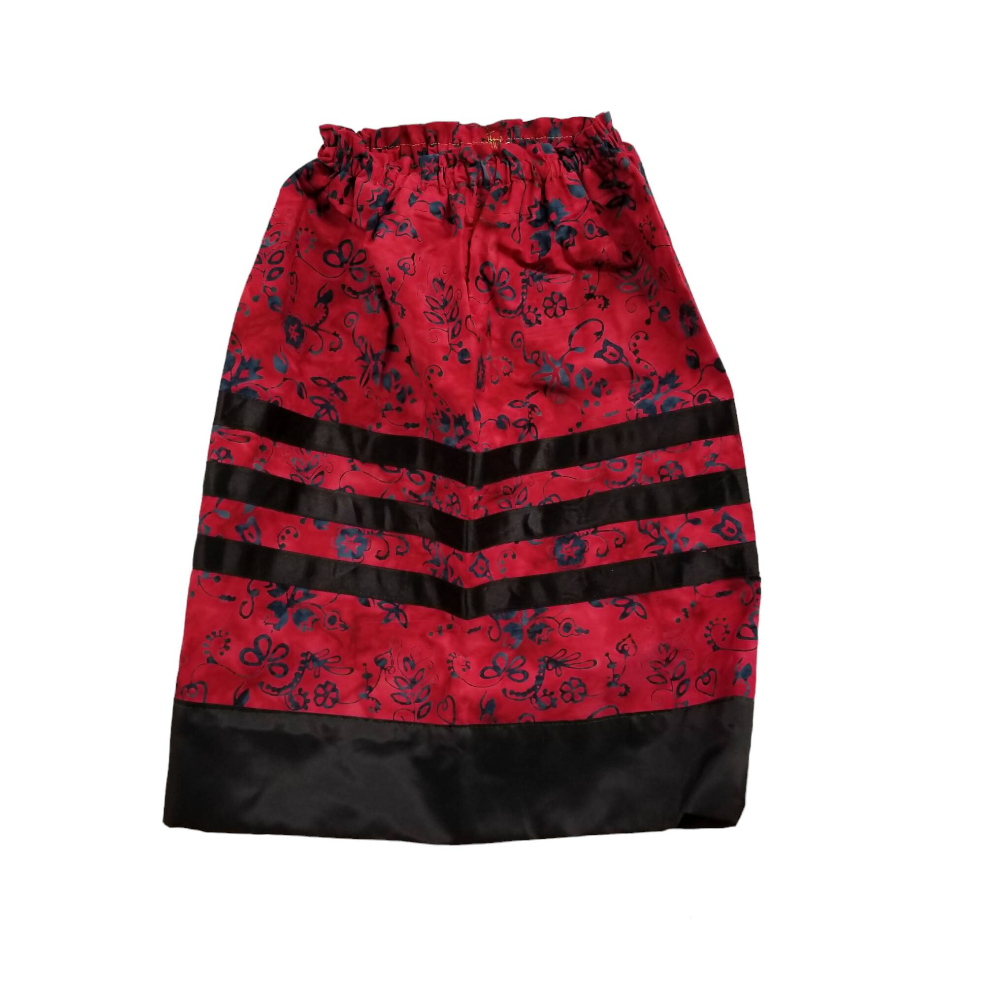 Red Paisley Skirt