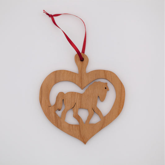 Heart Pony Ornament