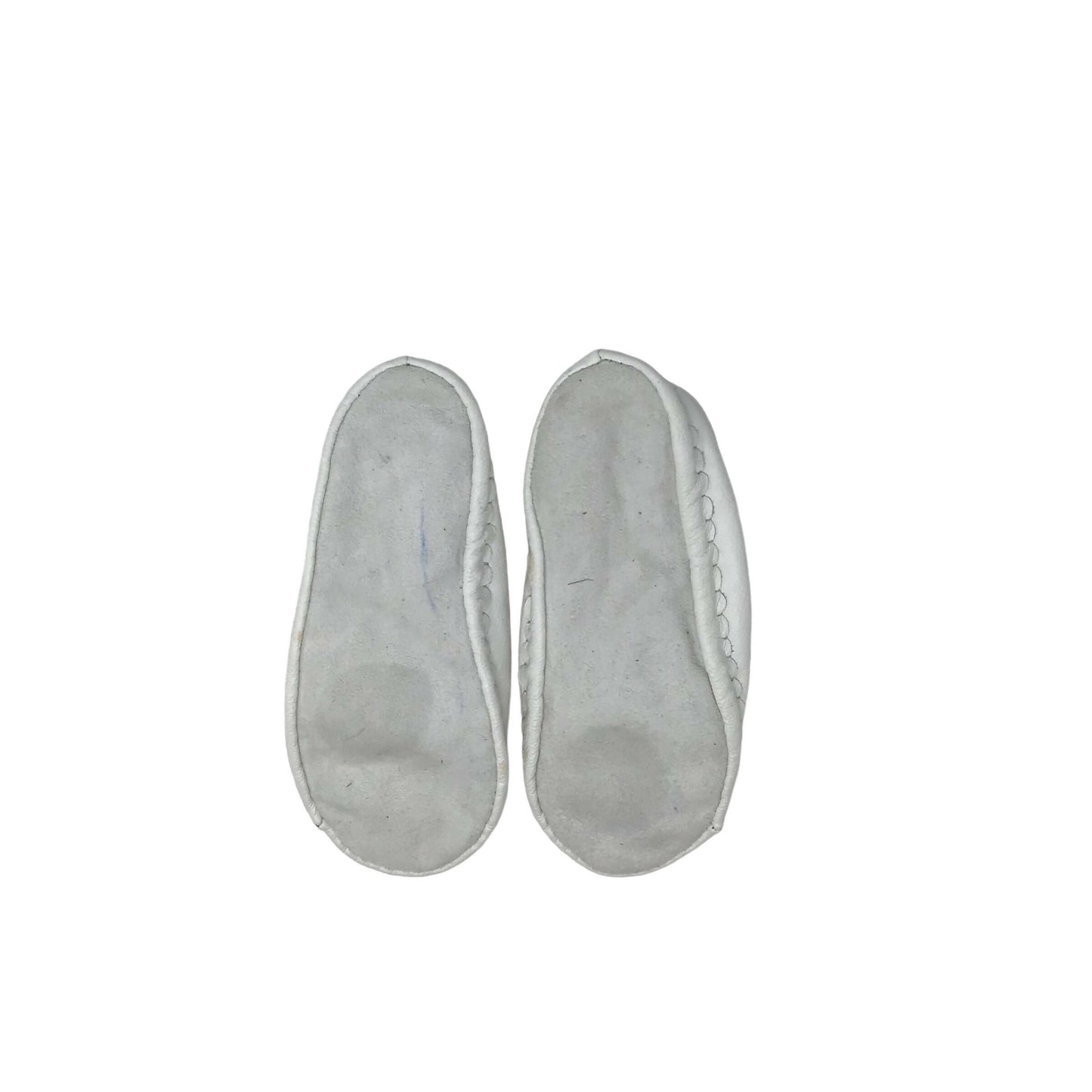 White Diamond Wedding Slippers 7½-8