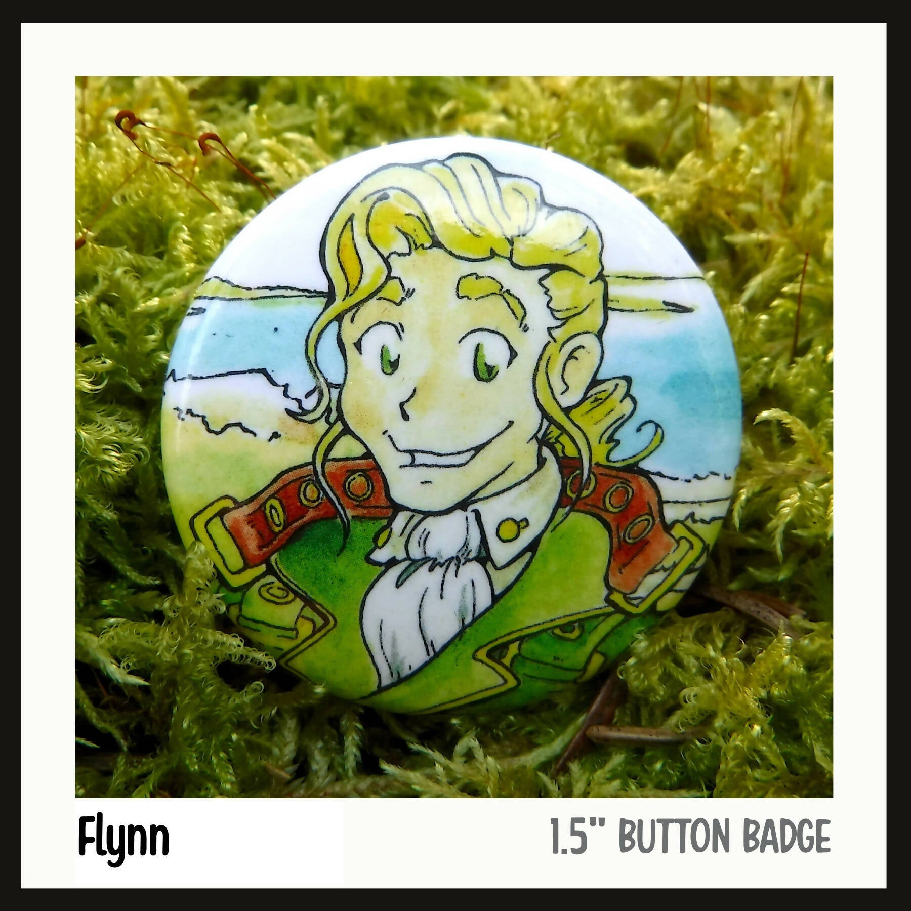 FLANN! - Official Character Button Badges